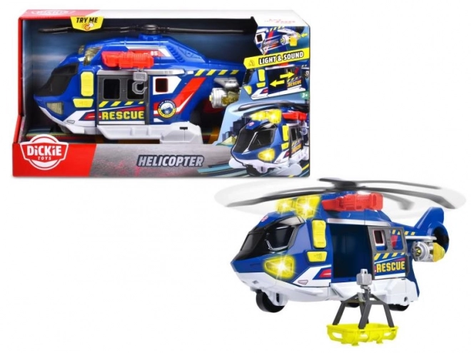 Elicopter de Salvare 39 cm cu Lumini și Sunete