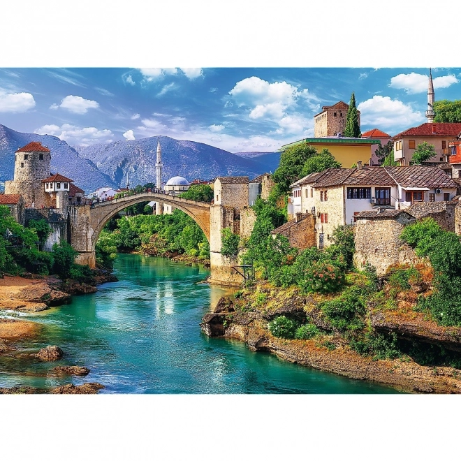 Puzzle Trefl Podul Vechi din Mostar 500 piese