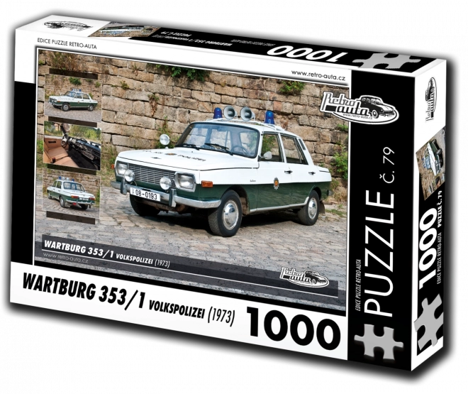 Puzzle RETRO-AUTA Wartburg 353 Volkspolizei 1000 de piese