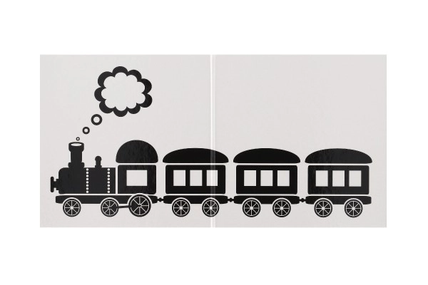 Leporelo cu Ilustrații Contrastante - Mijloace de Transport