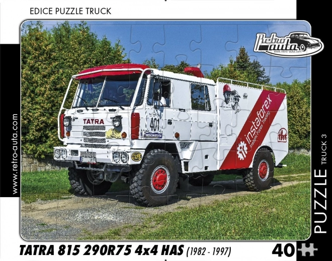 Puzzle Retro Auta Camion Tatra 815