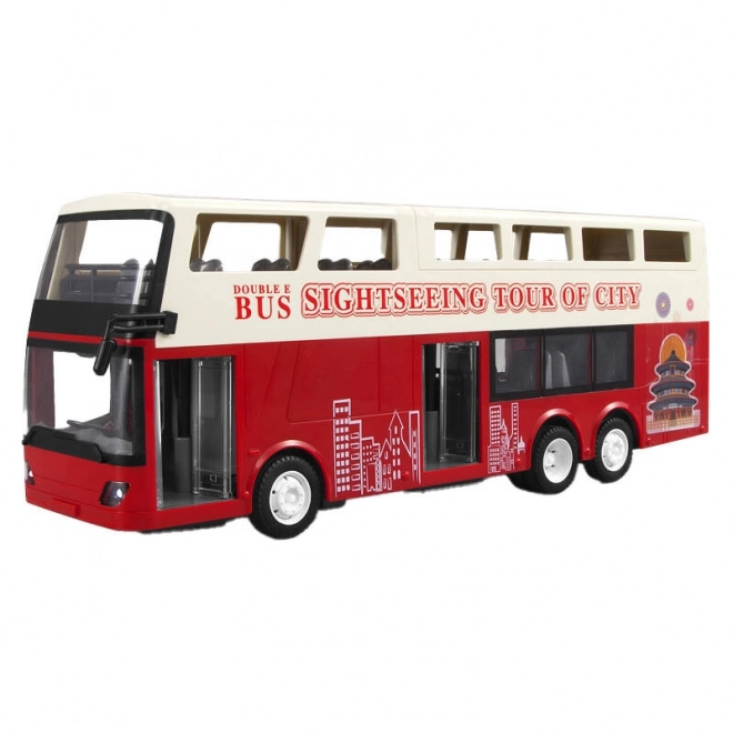 autobuz turistic telecomandat 1:18 Double Eagle (roșu)