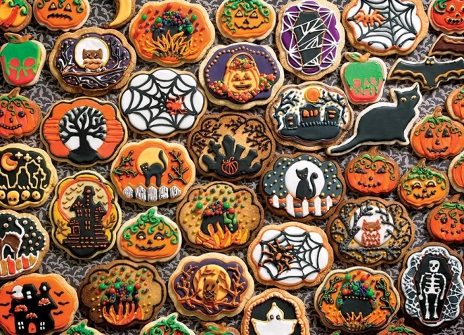 Puzzle cu biscuiți de Halloween 1000 piese