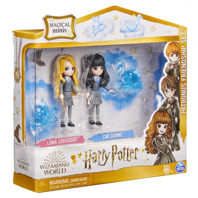 Figurine Harry Potter: Lenka și Cho cu patroni