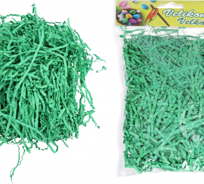 Iarbă decorativă de hârtie verde