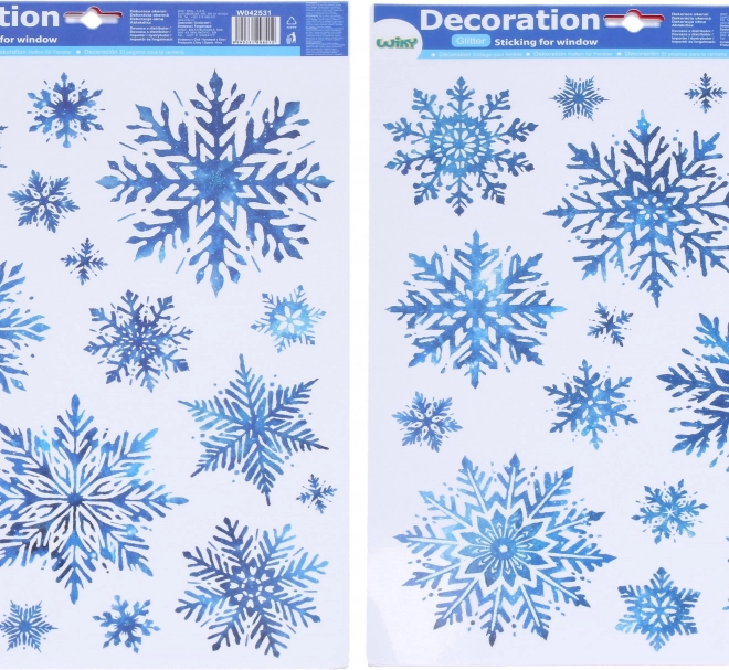 Decorațiune ferestre fulgi de zăpadă Crăciun