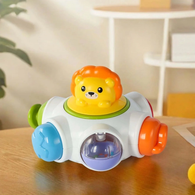 Woopie Cosmică Rachetă Cub Activ - Cub Educațional Senzorial 18m+