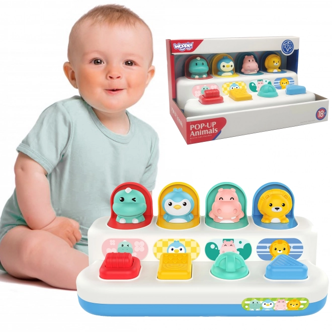 Animăluțe săltărețe pop-up de la Woopie