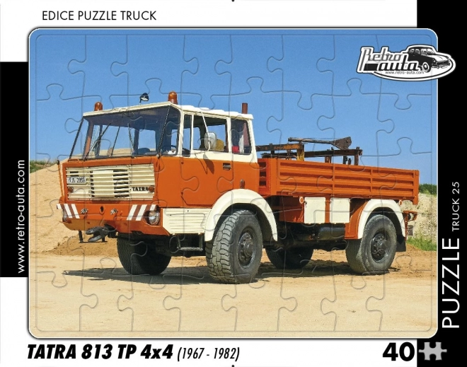 Puzzle camion Tatra 813 TP 4x4 retro