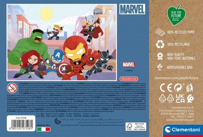 puzzle educațional eco Clementoni Avengers 104 piese