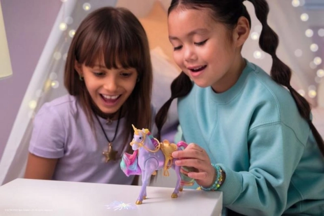 Sofia și Wildstar unicorn luminos și figurină 11 cm unicorn academy