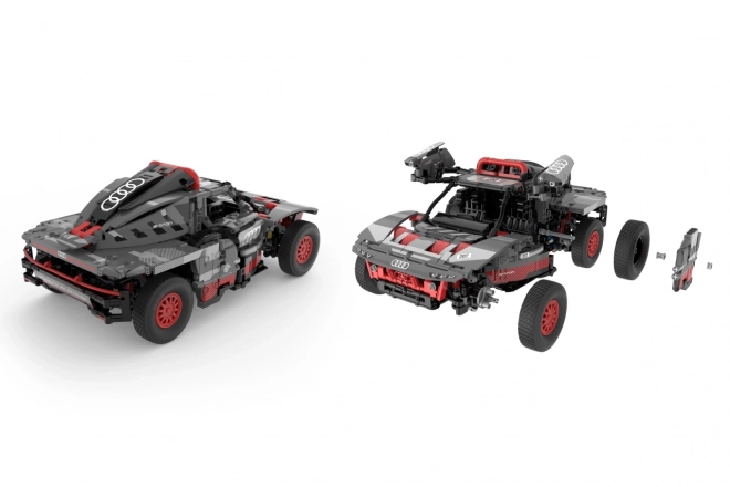 Mașinuță R/C Audi RS Q e-tron 1:14 cu blocuri 1046 piese Rastar