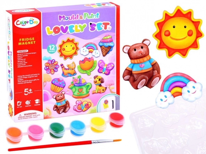 Set creativ DIY magneți colorați