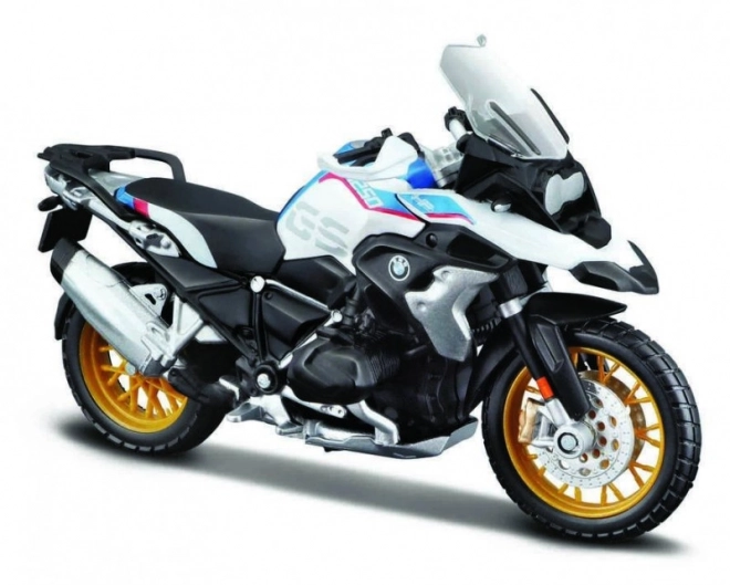 Model metalic de motocicletă BMW R 1250 GS cu suport 1/18