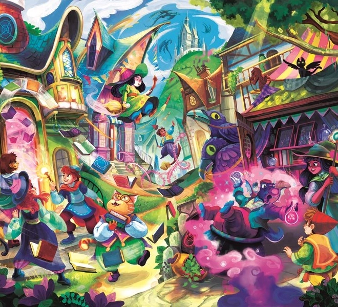 Puzzle Regatul Magic 300 piese de la Ravensburger