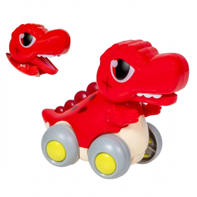 Dinozaur interactiv pe roți