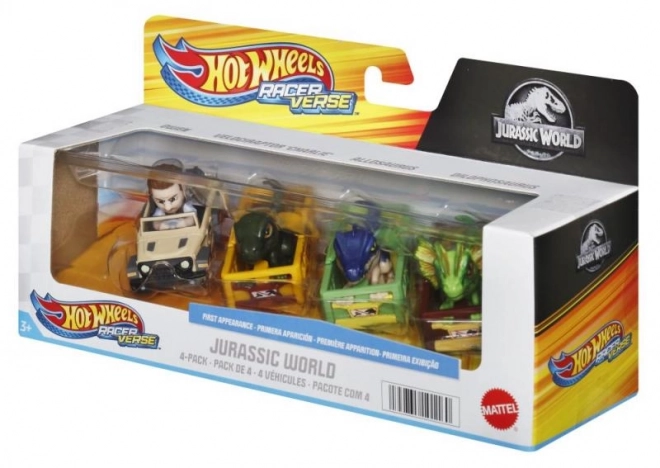 Set 4 mașinuțe Hot Wheels Racerverse pentru fani