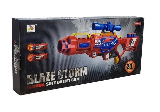 Pistol cu gloanțe spumă pentru copii