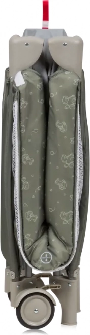 Pat pentru călătorii Lionelo Sven Plus Beige Olive