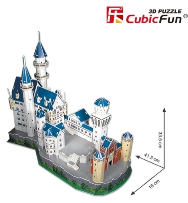 Puzzle 3D Castelul Neuschwanstein National Geographic