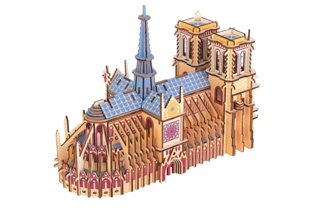 Puzzle 3D din lemn Catedrala Notre-Dame