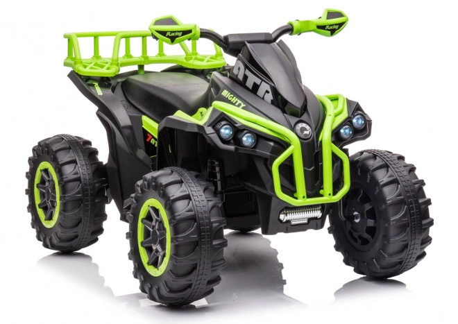 Quad cu baterie verde