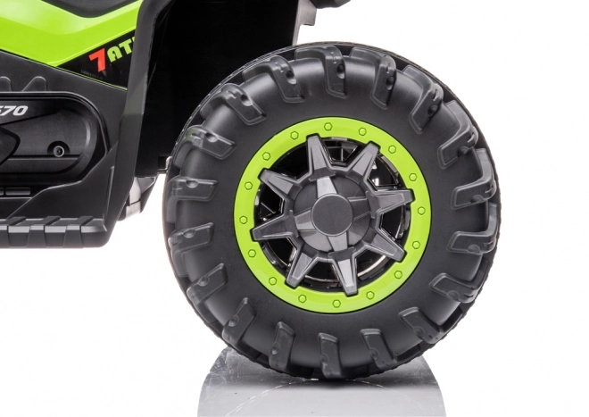 Quad cu baterie verde