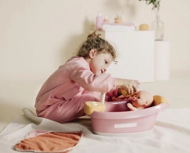 Cadă pentru păpuși Smoby Baby Nurse cu duș electronic