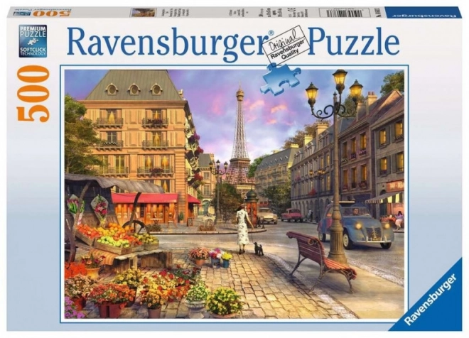 Puzzle Ravensburger - Plimbare de Seară prin Paris