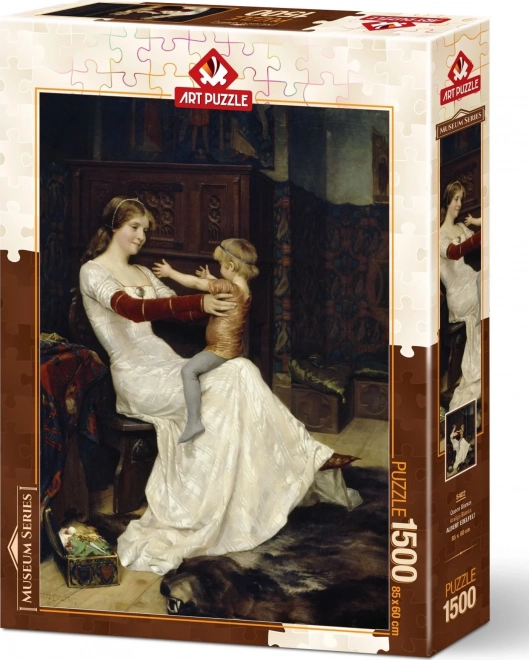 Puzzle Seria Museum: Královna Bianka 1500 piese