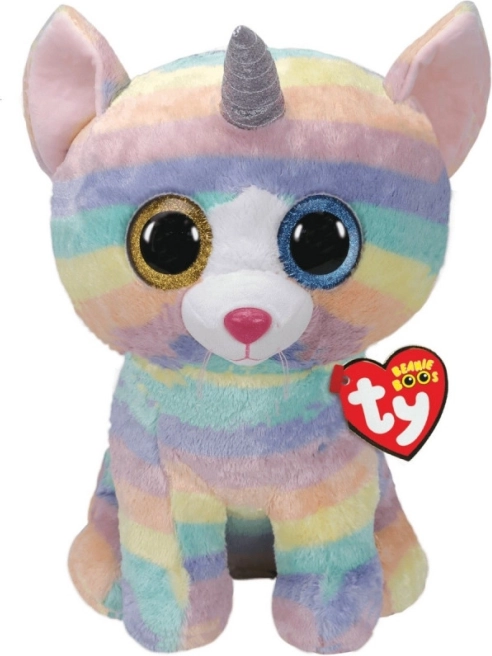 TY Beanie Boos Mascotă Pisică Unicorn Heather 42cm