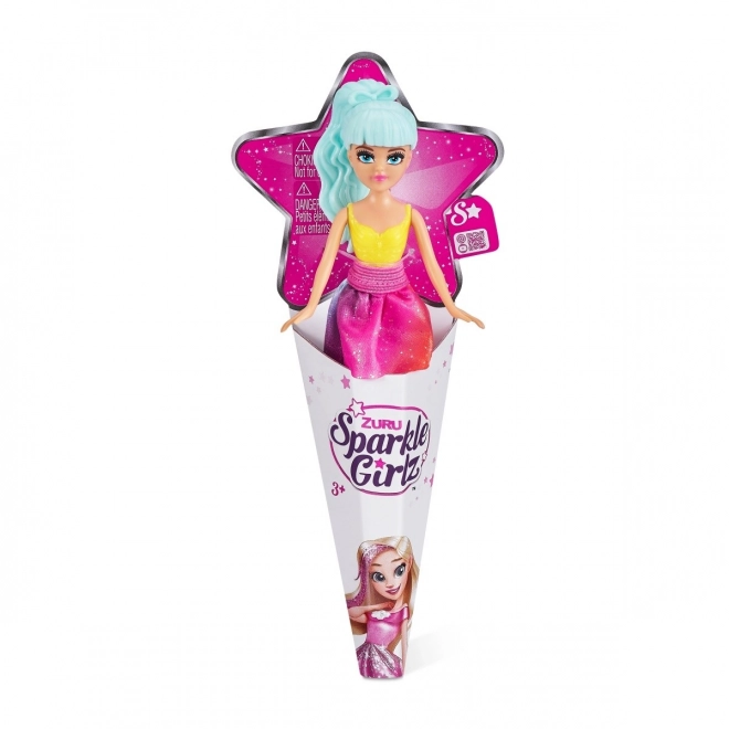 Păpușă Mini Sparkle Girlz 10 cm în set cartonat 24 bucăți