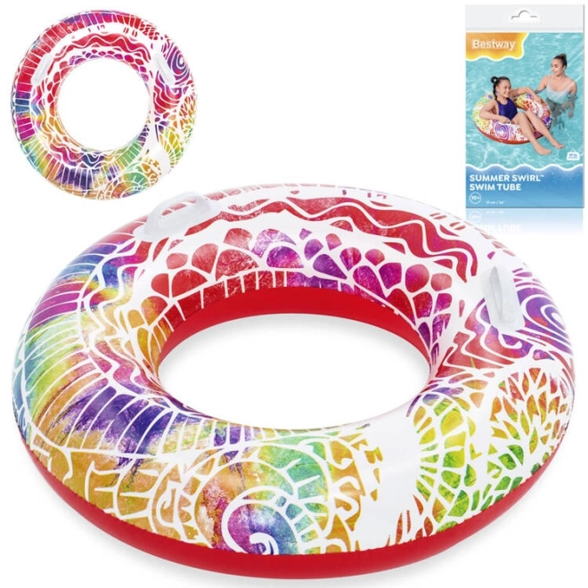 Colac de înot colorat Bestway – Roșu