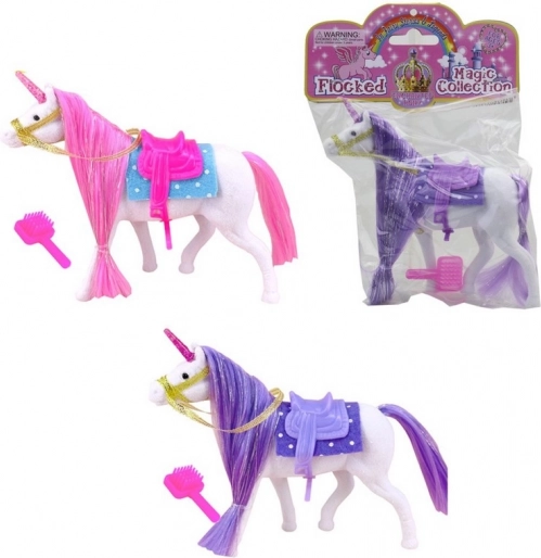 Unicorn cu pensulă și șa