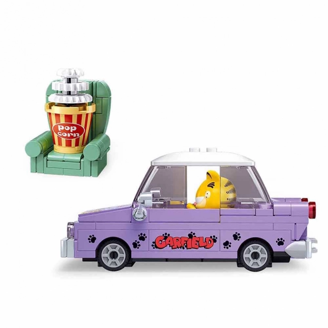 Cursa nebună a lui Garfield - set de construcție Sluban