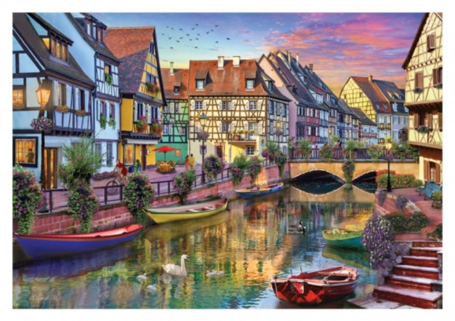 Puzzle Canalul Colmar, Franța 2000 de piese