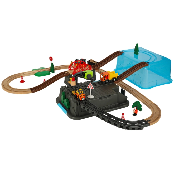 Circuit tren pentru copii 55 piese