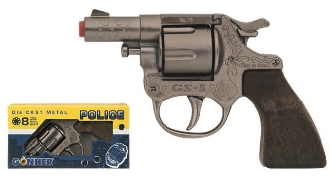 Revolver metalic poliție 8 focuri