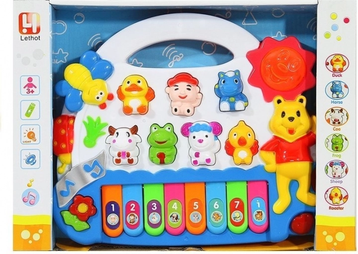 Baby Piano - Sunete de animale 2 culori