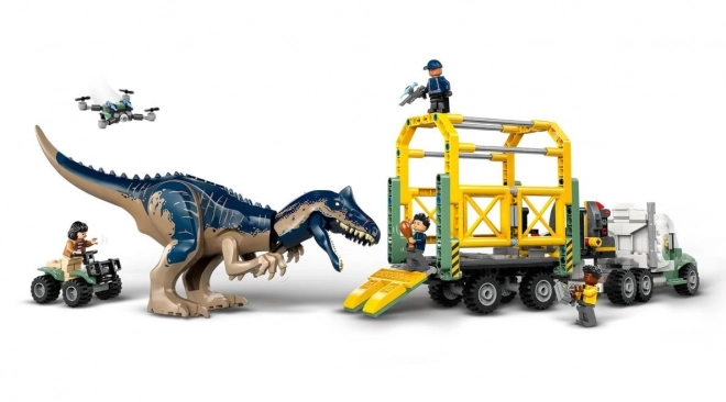 Camion de transport pentru Allosaurus LEGO Jurassic World