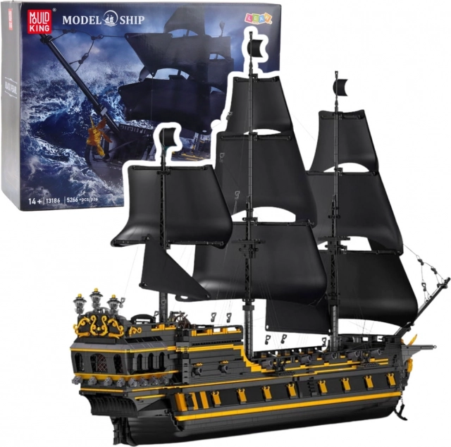 Set de construcție corabie pirat Perla Neagră 5266 piese
