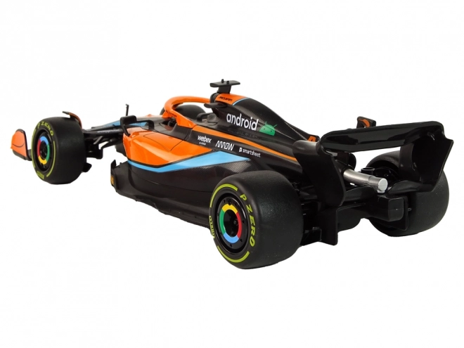 Mașină de curse telecomandată McLaren F1 1:18 portocaliu