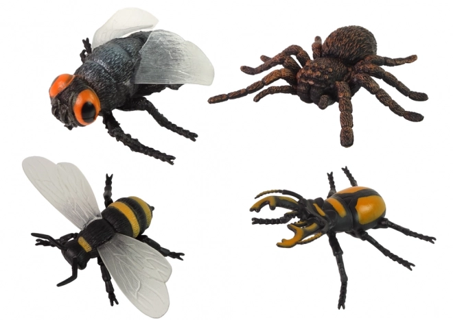 Set figurine insecte din cauciuc