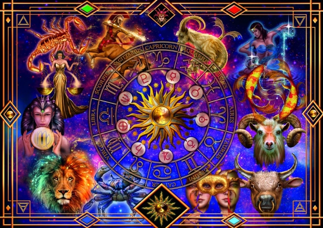 Puzzle în spirală TREFL Semnele zodiacului 1040 piese