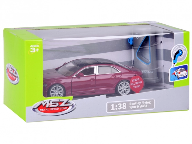 Model metalic Bentley Flying Spur Hybrid cu sunet si lumini