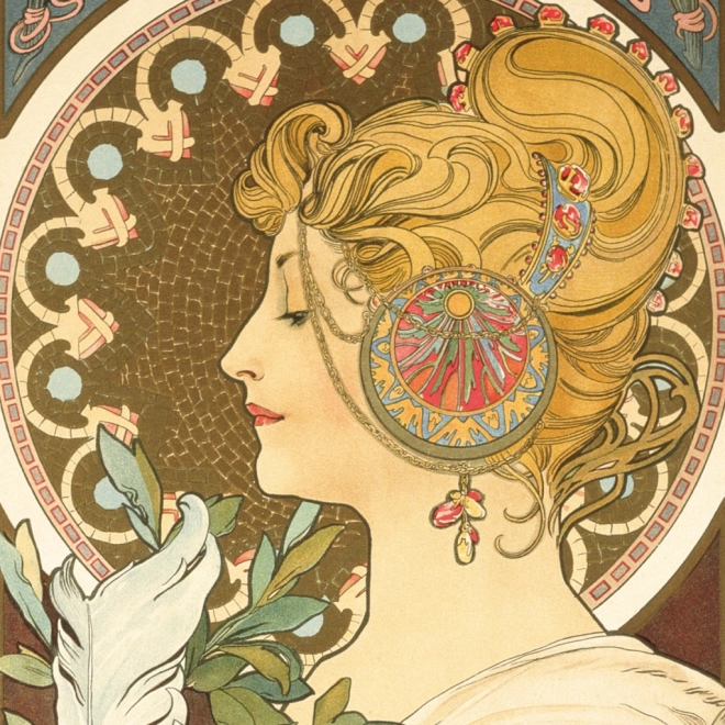 calendar de notițe Alfons Mucha 2025