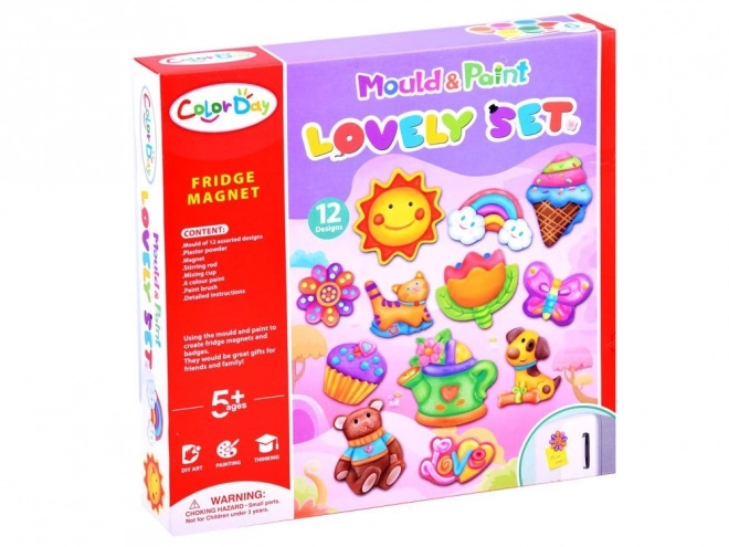 Set creativ DIY magneți colorați