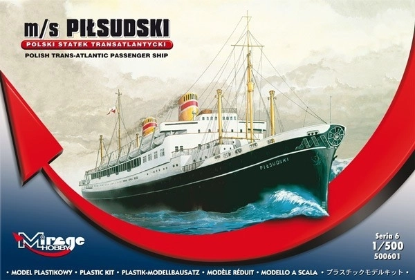 Model navă m/s Piłsudski