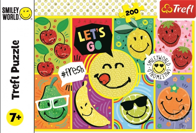 Puzzle distractiv cu Smiley - 200 piese