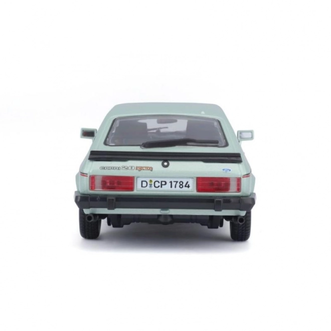 Mașinuță Ford Capri 1982 Bburago 1:24 Plus Verde Deschis